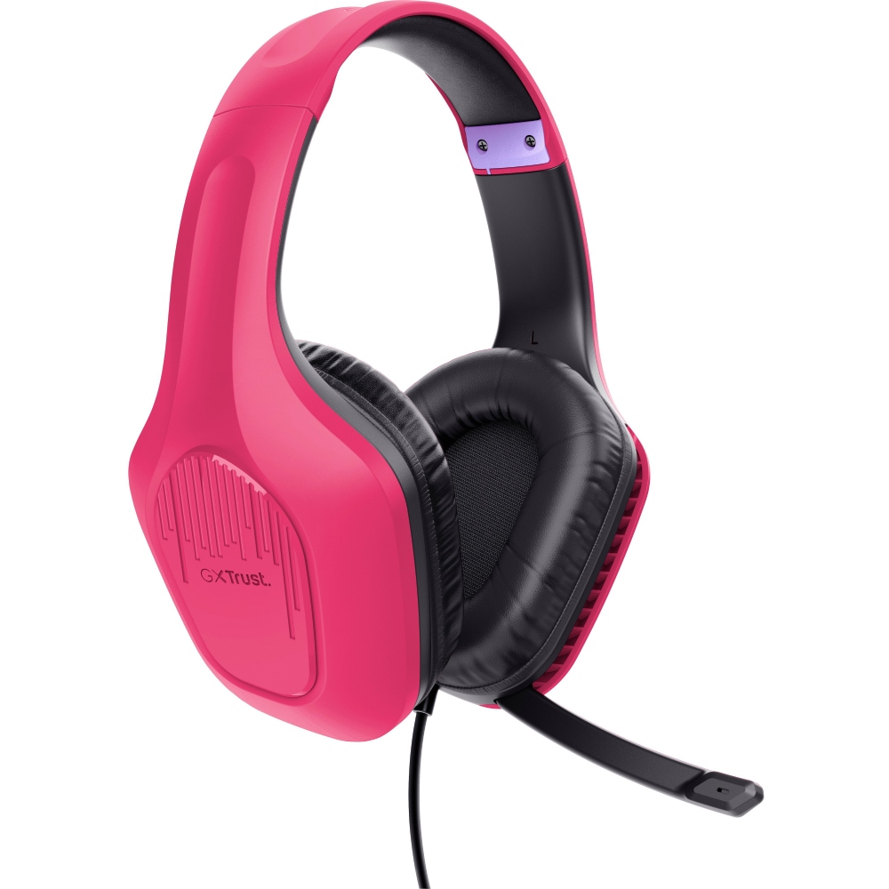 Гарнітура TRUST GXT 415 Zirox 3.5 мм Pink (24992) Конструкція повнорозмірні (повний обхват вуха)