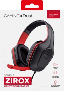 Гарнітура TRUST GXT 415 Zirox 3.5мм Red (24995)