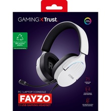 Гарнитура TRUST GXT 490 FAYZO 7.1 USB-A White (25302)