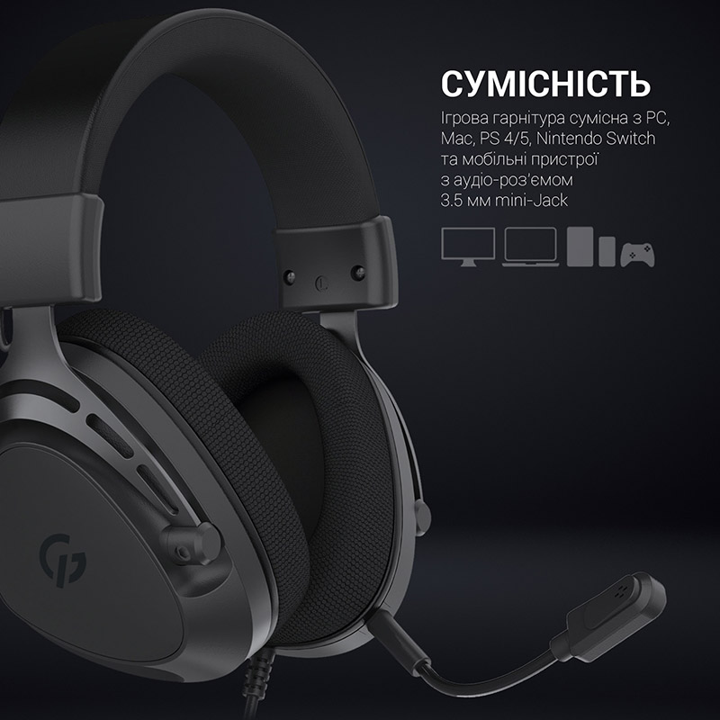 В Украине Гарнитура GAMEPRO HS766 Black