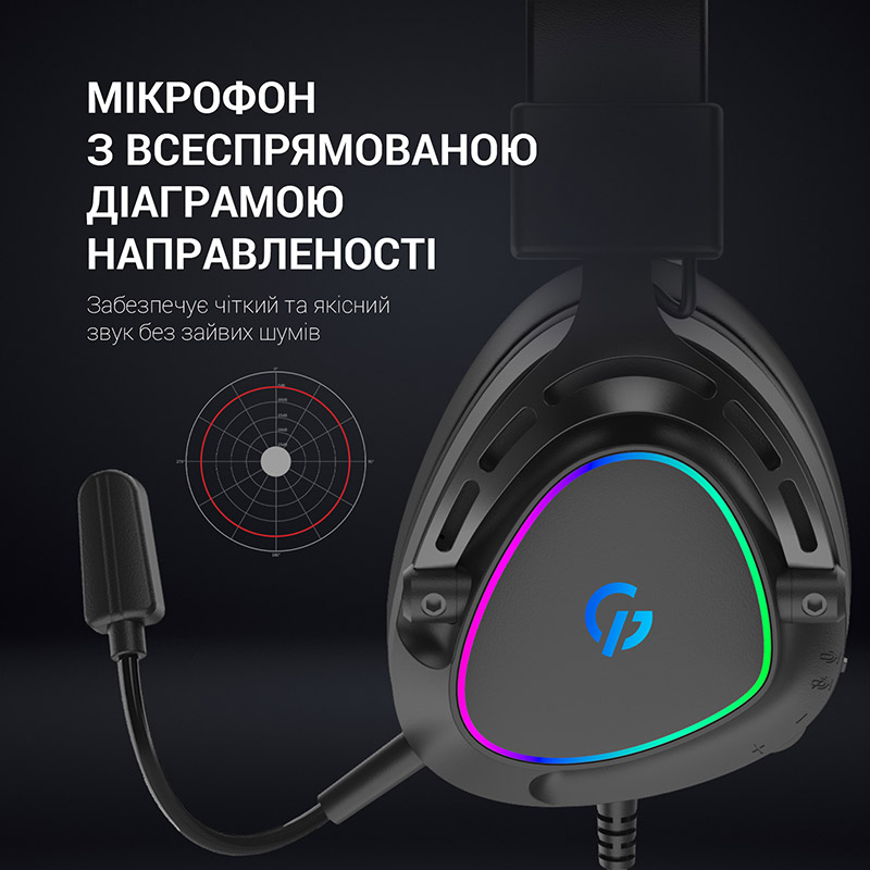 Покупка Гарнітура GAMEPRO HS783 RGB Black