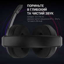 Гарнітура GAMEPRO HS299 RGB Black