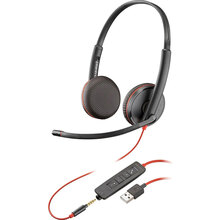 Гарнітура Poly Blackwire 3225 Stereo USB-A Headset (80S11AA)