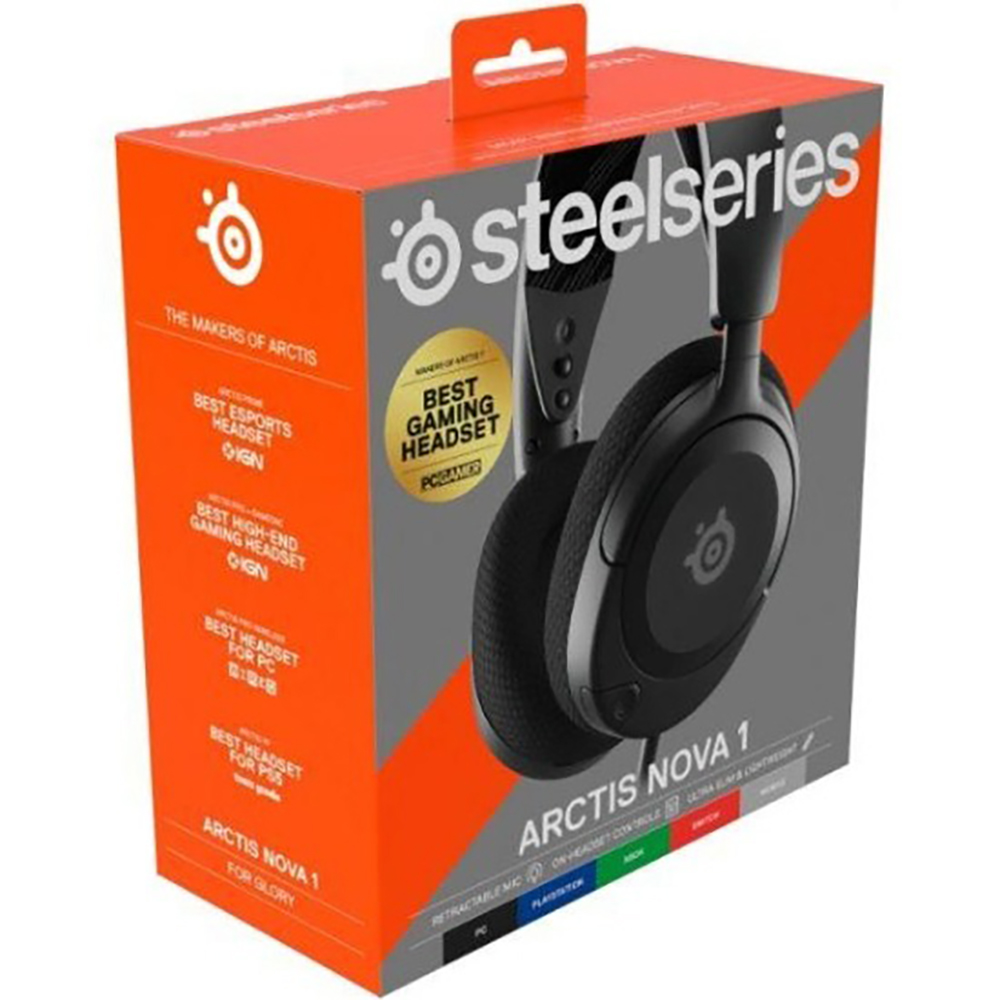 Фото Гарнітура STEELSERIES Arctis Nova 1X (61616)