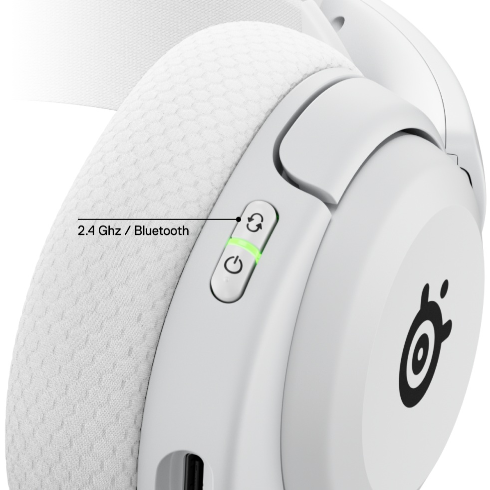 Гарнитура STEELSERIES Arctis Nova 5 White MultiPlatform (61671) Особенности выдвижной микрофон