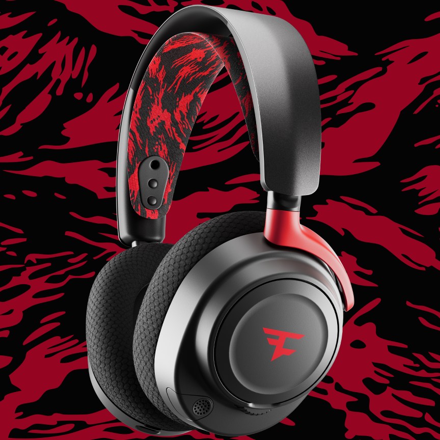 Гарнітура STEELSERIES Arctis Nova 7 Wireless Faze Clan PC/PS/SW/MAC/MOB (61556) Кріплення дуга (над головою)