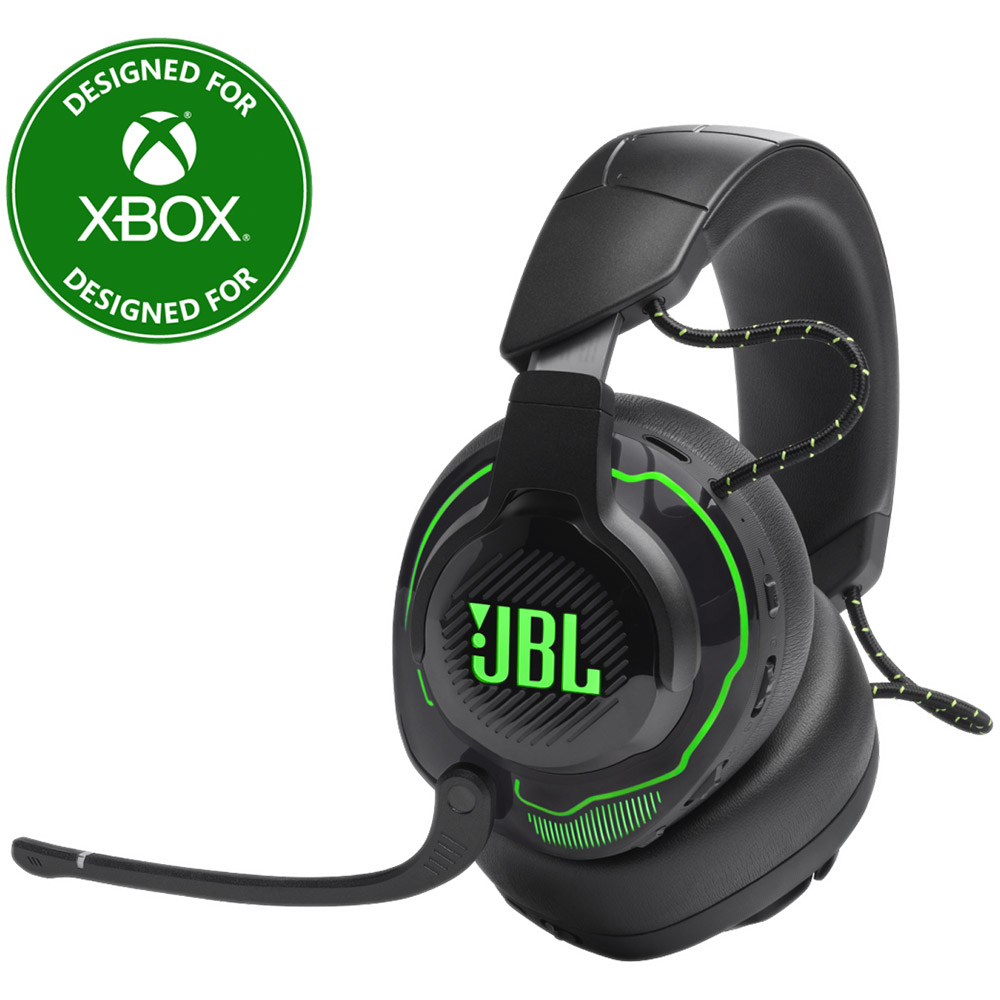 Гарнитура JBL QUANTUM 910X Console Wireless Black (JBLQ910XWLBLKGRN) Дополнительно Совместима с Xbox; Время зарядки 3.5 ч; Версия Bluetooth 5.2; Активное шумоподавление;