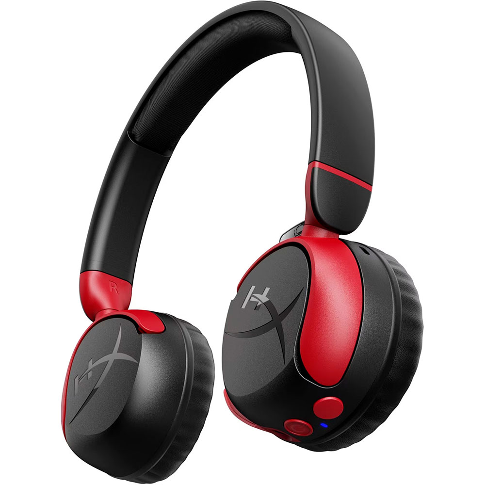 Гарнітура HYPERX Cloud Mini Wireless Black/Red (7G8F1AA) Кріплення дуга (над головою)