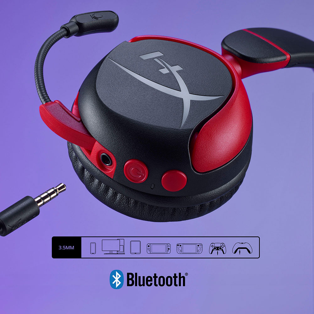 Зображення Гарнітура HYPERX Cloud Mini Wireless Black/Red (7G8F1AA)