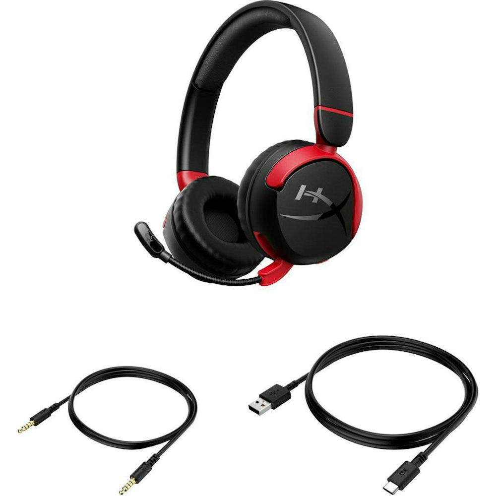 Замовити Гарнітура HYPERX Cloud Mini Wireless Black/Red (7G8F1AA)