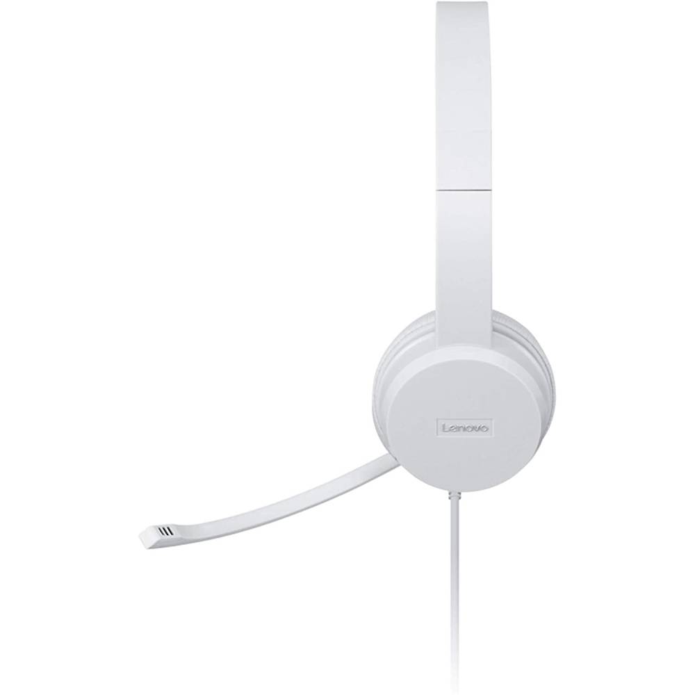 Гарнитура LENOVO 110 Stereo USB Headset White (GXD1E71385) Конструкция полноразмерные (полный обхват уха)