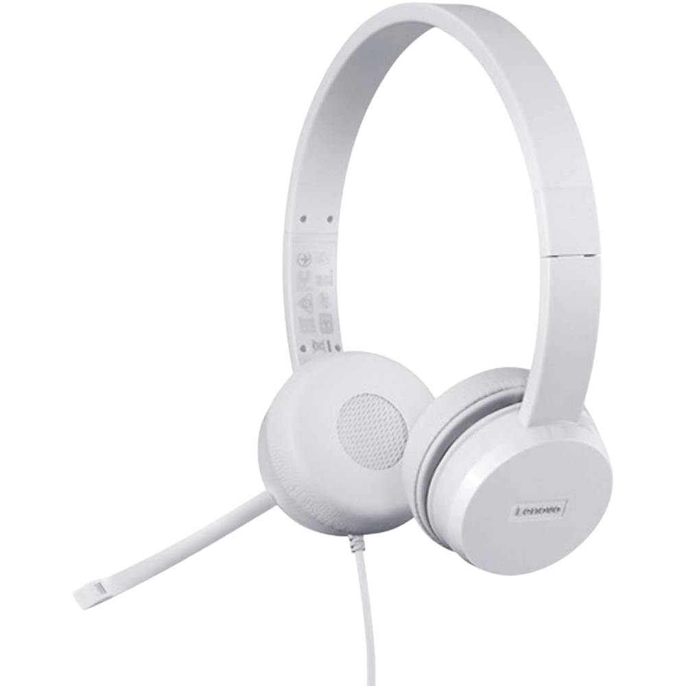 Гарнитура LENOVO 110 Stereo USB Headset White (GXD1E71385)