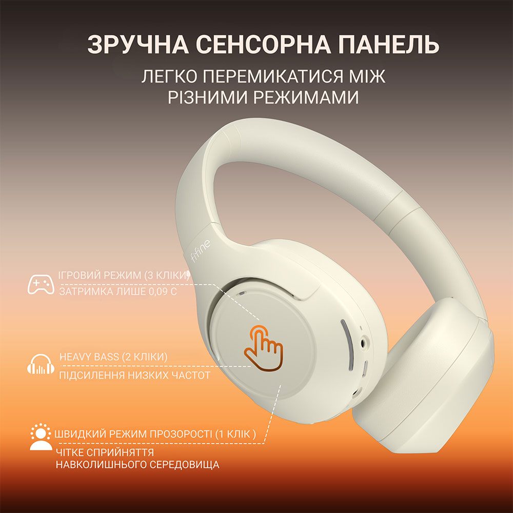 Гарнитура FIFINE X3W White Особенности складная конструкция