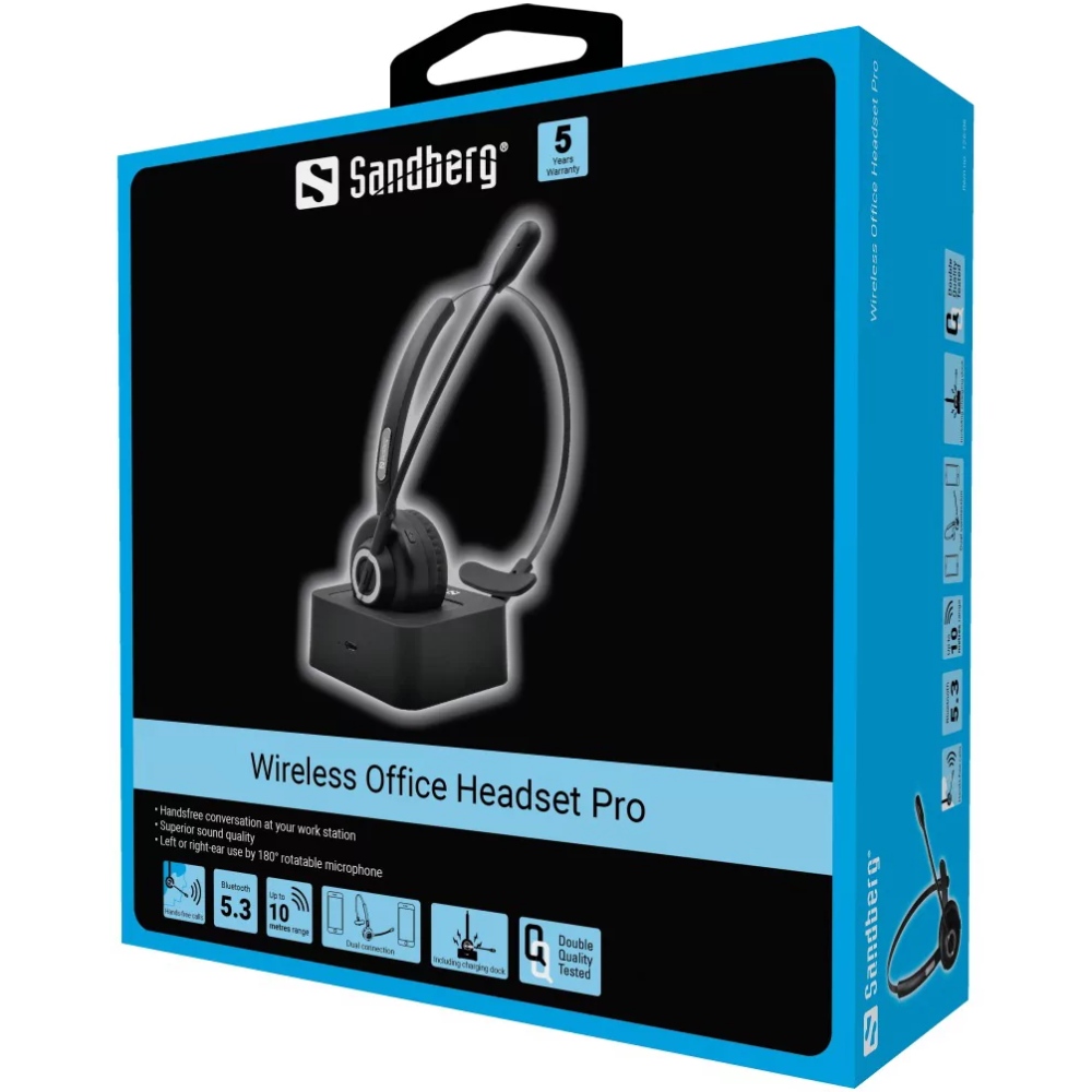 Гарнитура SANDBERG Office Headset Pro Black (126-06) Класс моно