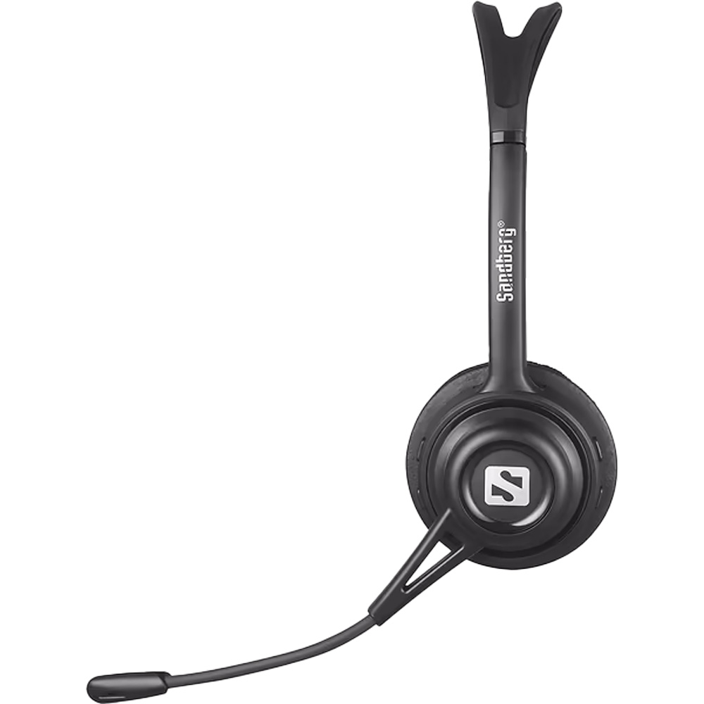 Гарнитура SANDBERG Wireless Call Headset Black (126-43) Конструкция накладные (накладываются на ухо)