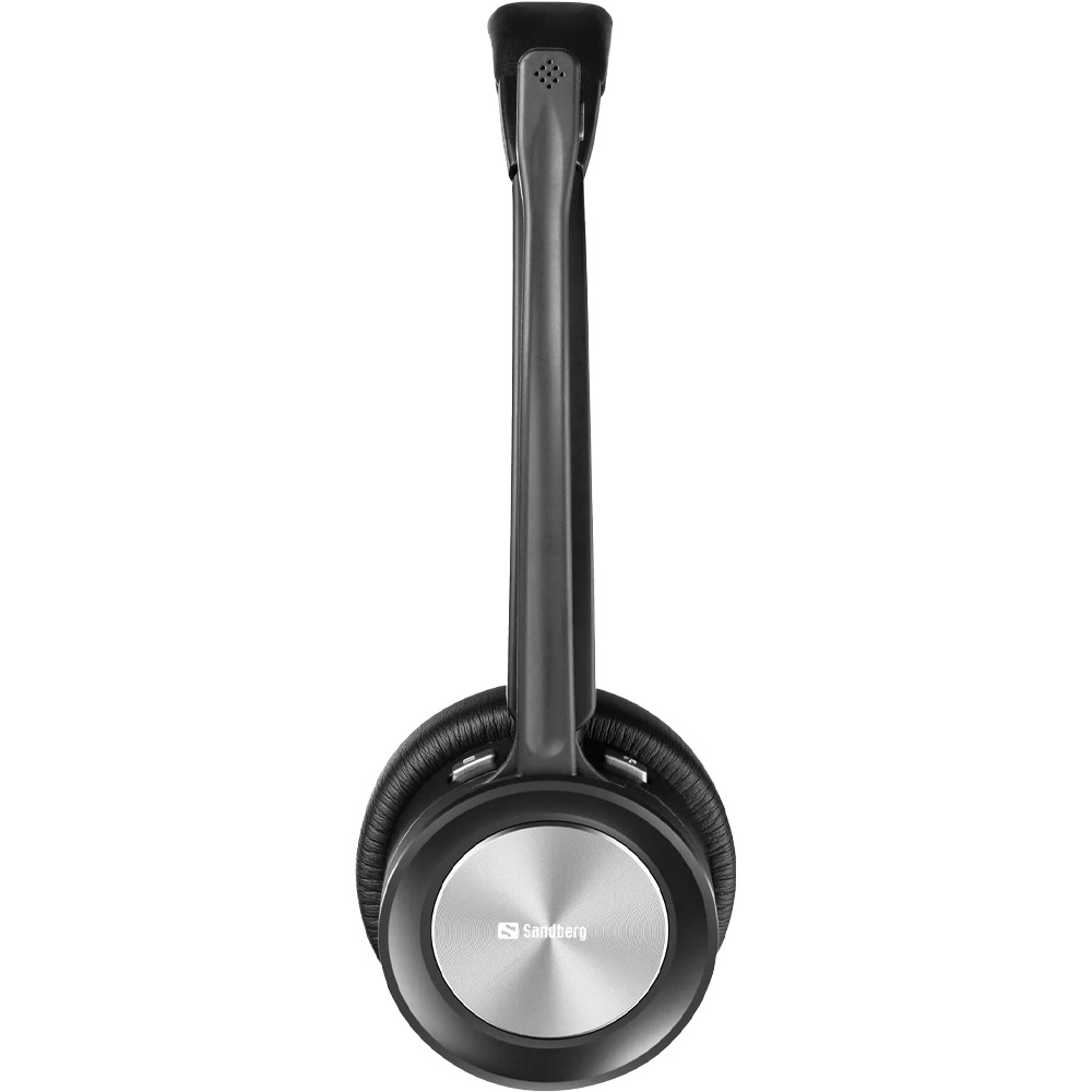 Гпрнитура SANDBERG Wireless Office Headset Pro+ Black (126-18) Конструкция накладные (накладываются на ухо)