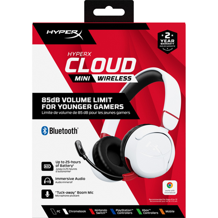 В интернет магазине Гарнитура HYPERX Gaming HyperX Cloud Mini Wireless White (7G8F2AA)