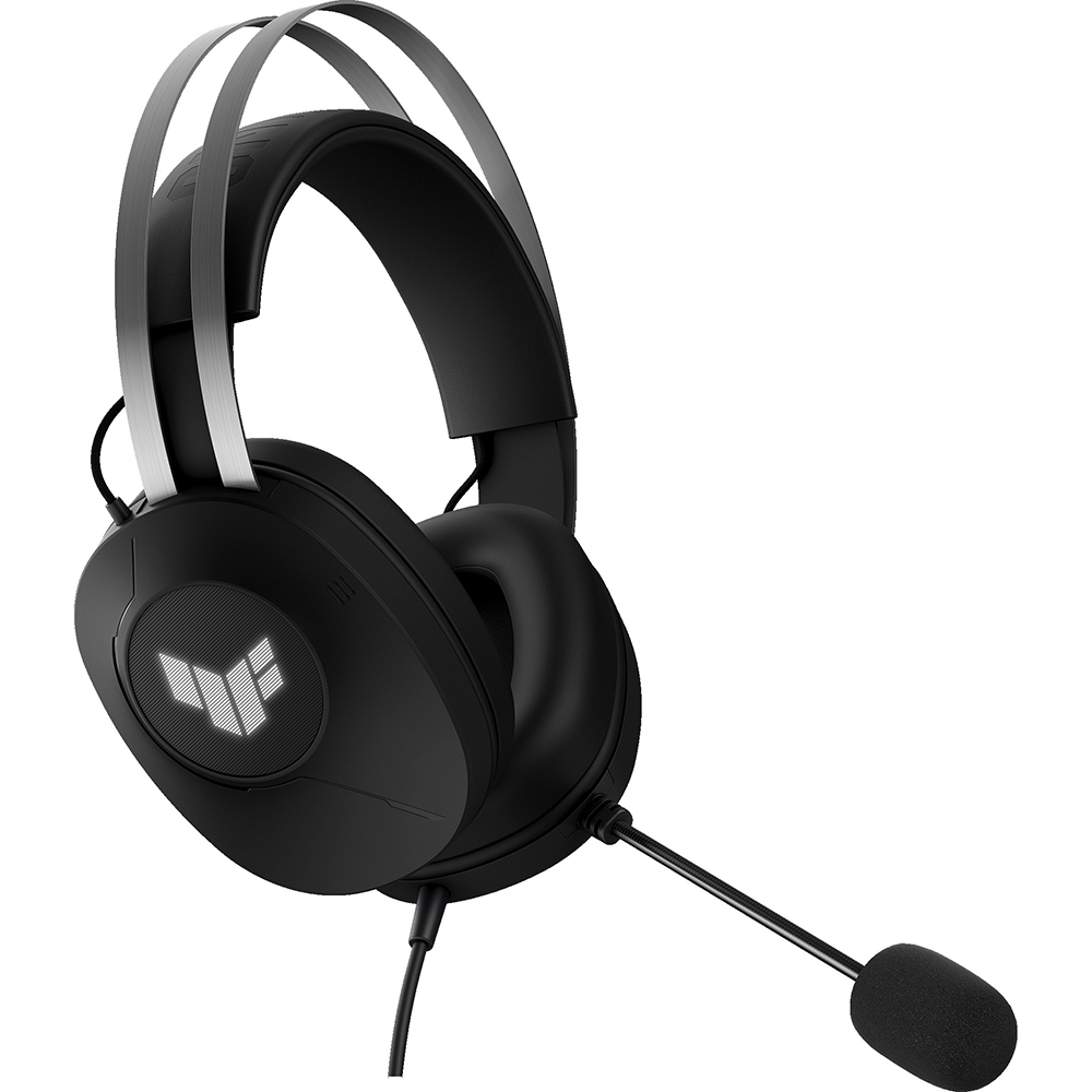 Гарнитура ASUS TUF Gaming H1 GEN II Black (90YH044B-BHUA00) Дополнительно Virtual Surround Sound 7.1, Кнопка включения микрофона, Регулируемое оголовье