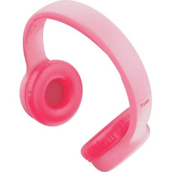 Зовнішній вигляд Гарнітура TRUST Nouna Kids Headphones Mic Pink (25277_TRUST)