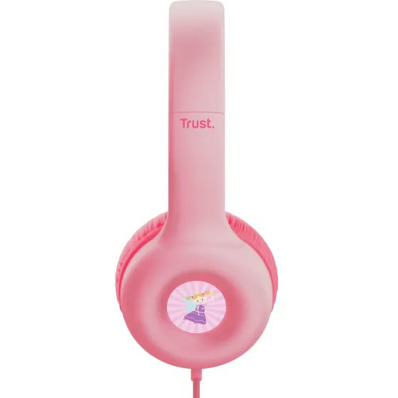 Гарнитура TRUST Nouna Kids Headphones Mic Pink (25277_TRUST) Конструкция накладные (накладываются на ухо)