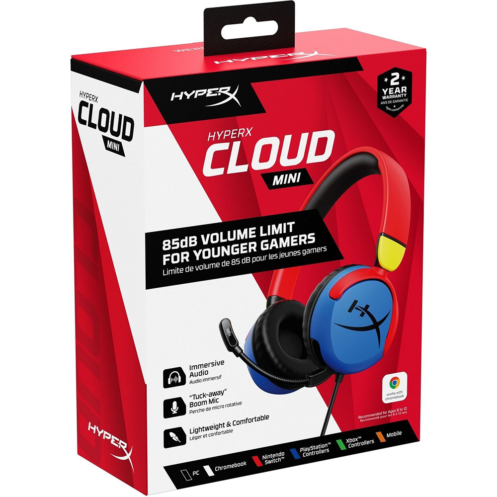 Замовити Гарнітура HYPERX Cloud Mini, Multi-Color (7G8F3AA)