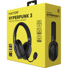 Гарнітура HATOR HYPERPUNK 3 Hi-Res SyncHUB connection Wireless Black (ESH15)
