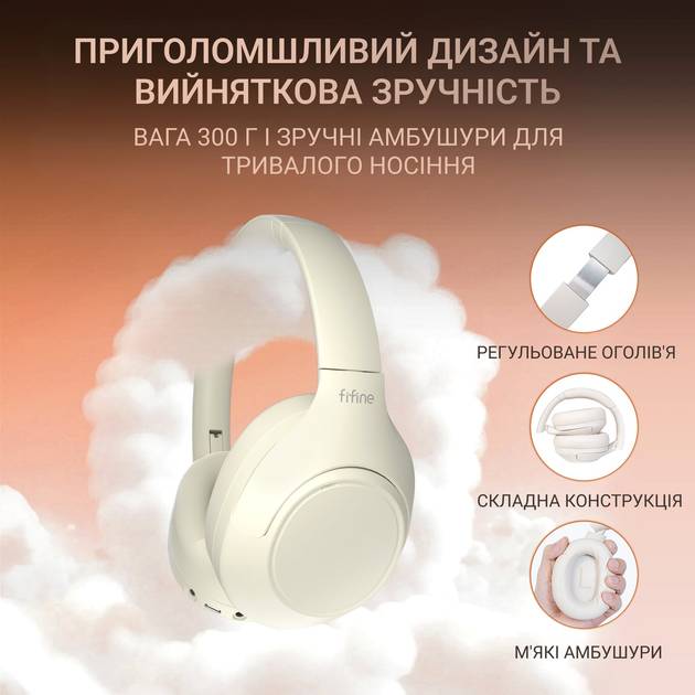 Огляд Гарнітура FIFINE X3W Wireless Beige