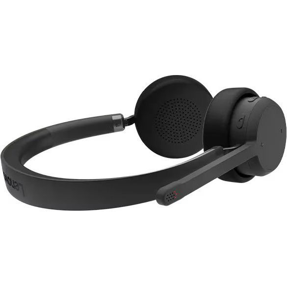 Гарнитура LENOVO Wireless Stereo Headset Black (4XD1Q30302) Крепление дуга (над головой)