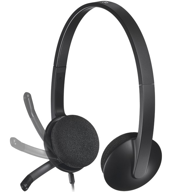 Зображення Гарнітура LOGITECH Stereo Headset H340 (981-000475)