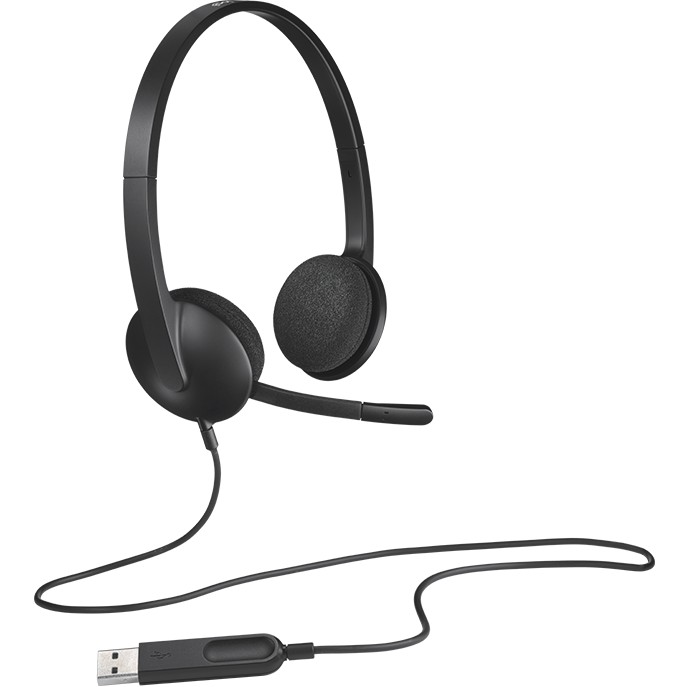 В інтернет магазині Гарнітура LOGITECH Stereo Headset H340 (981-000475)