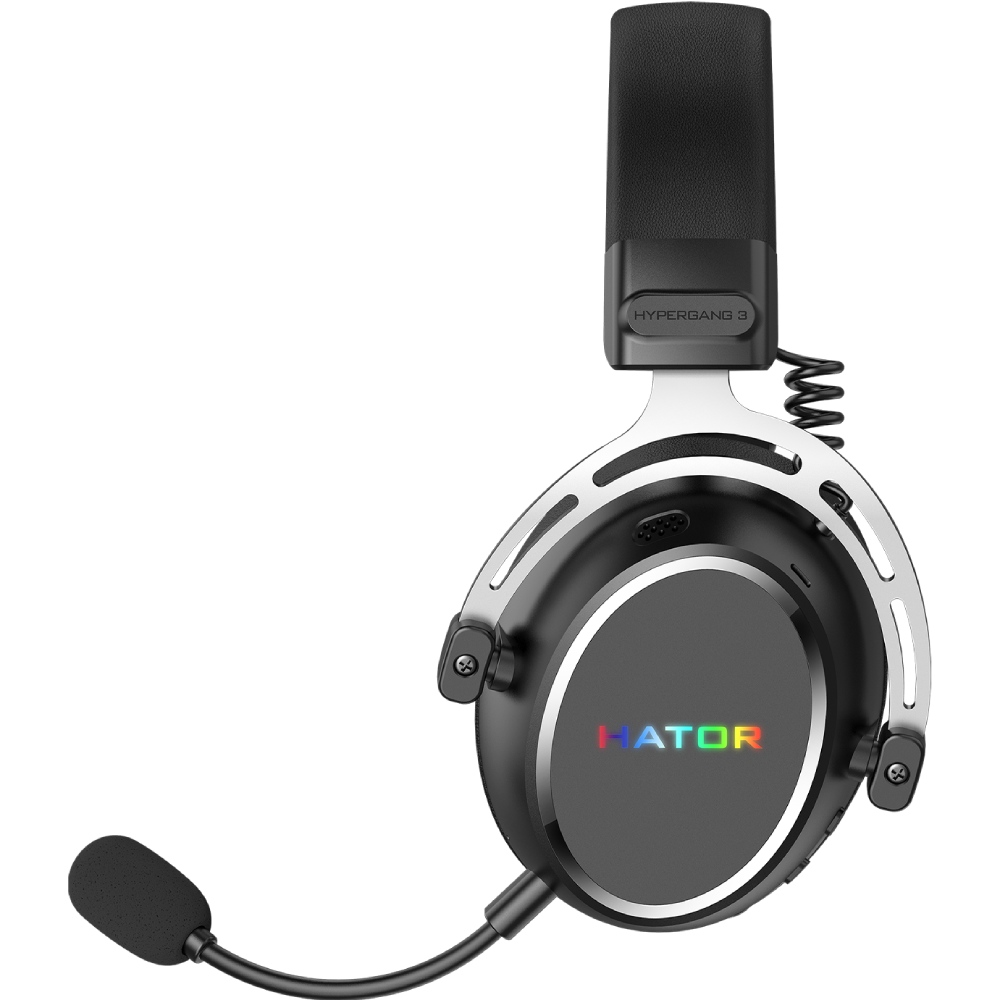 Гарнитура HATOR HYPERGANG 3 Hi-Res Wireless Black (ESH55) Конструкция полноразмерные (полный обхват уха)