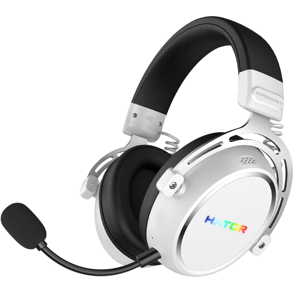 Гарнітура HATOR HYPERGANG 3 Hi-Res Wireless White (ESH56) Клас геймерська
