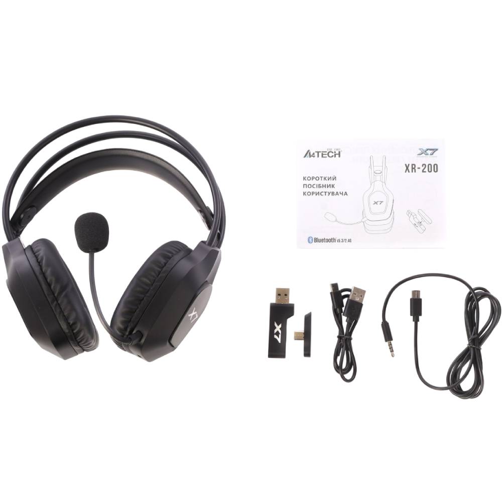 Зовнішній вигляд Гарнітура A4TECH XR-200 Black