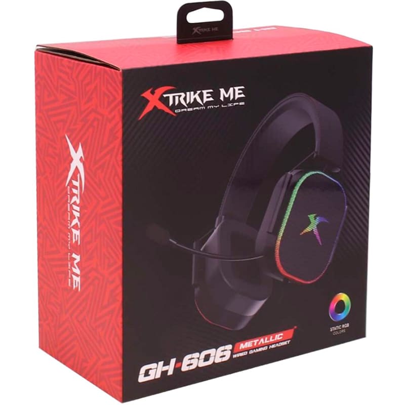 Гарнітура XTRIKE ME GH-606 Black (GH-606) Конструкція повнорозмірні (повний обхват вуха)