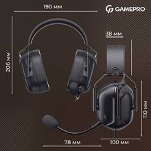 Гарнітура GAMEPRO Genesis Hunter Black (HS1350B)