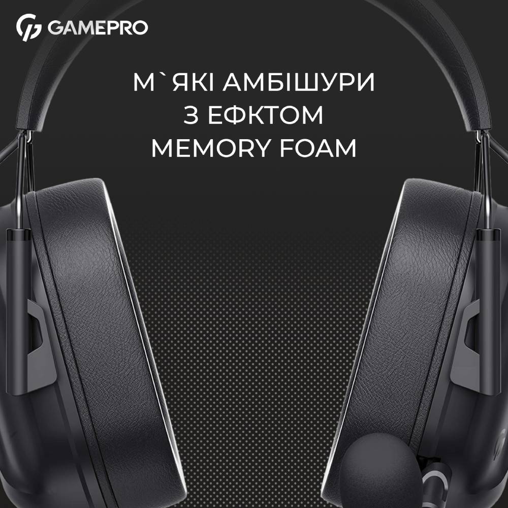 Зовнішній вигляд Гарнітура GAMEPRO Genesis Hunter Black (HS1350B)
