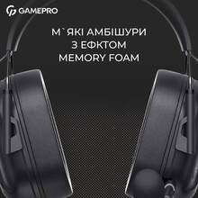 Гарнітура GAMEPRO Genesis Hunter Black (HS1350B)