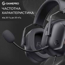 Гарнітура GAMEPRO Genesis Hunter Black (HS1350B)