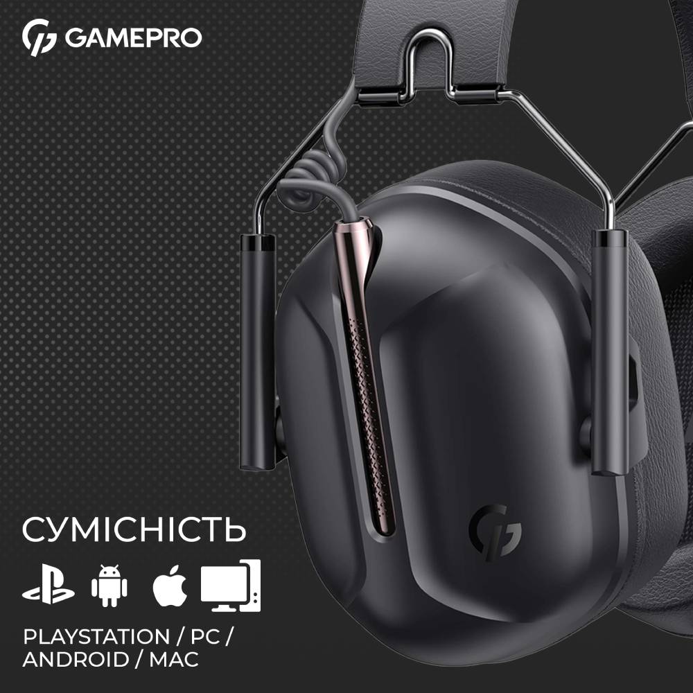 В інтернет магазині Гарнітура GAMEPRO Genesis Hunter Black (HS1350B)