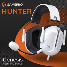 Гарнітура GAMEPRO Genesis Hunter White (HS1350W)