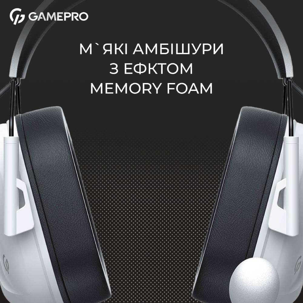 Фото Гарнітура GAMEPRO Genesis Hunter White (HS1350W)