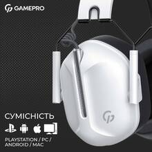 Гарнітура GAMEPRO Genesis Hunter White (HS1350W)