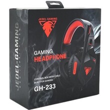 Гарнітура JEDEL Black/Red (GH-233)