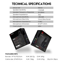 Гарнитура FANTECH HG25 ORBIT Black
