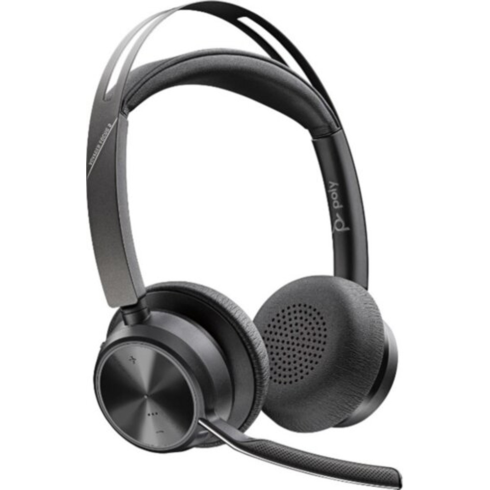 Гарнітура POLY Voyager Focus 2 Black (9T9J6AA) Конструкція накладні (накладаються на вухо)