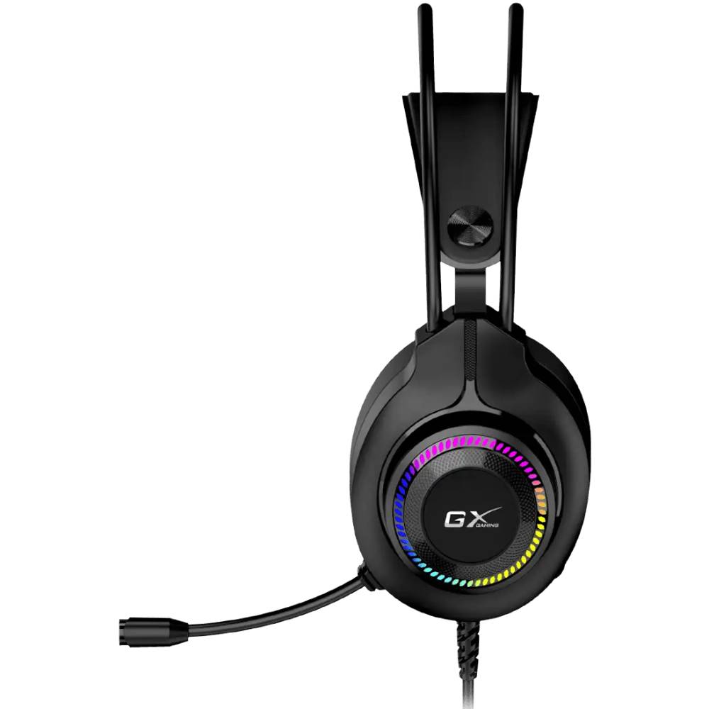 Гарнітура GENIUS HS-GX580U Black Конструкція повнорозмірні (повний обхват вуха)
