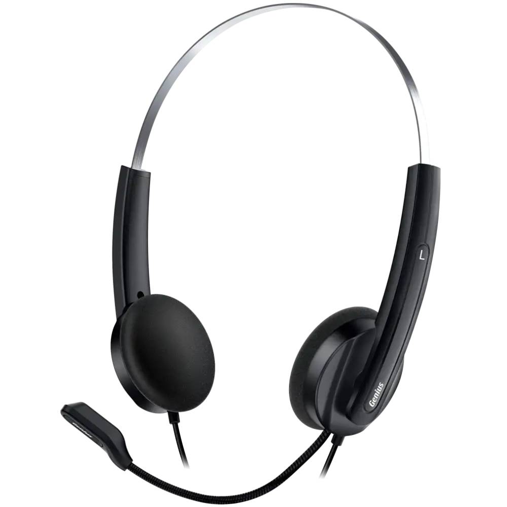 Гарнитура GENIUS HS-220U USB-C 2.4m Black