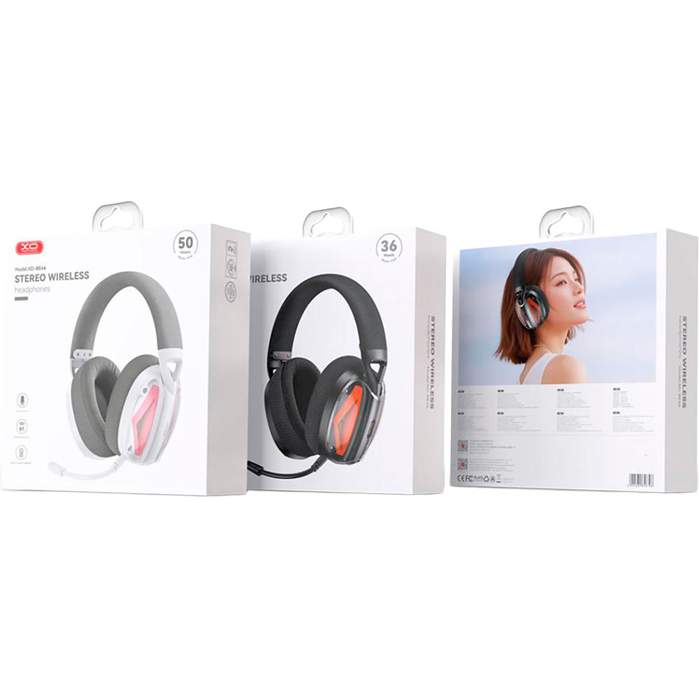 Гарнитура XO BE46 Black/Orange (6920680858798) Конструкция полноразмерные (полный обхват уха)