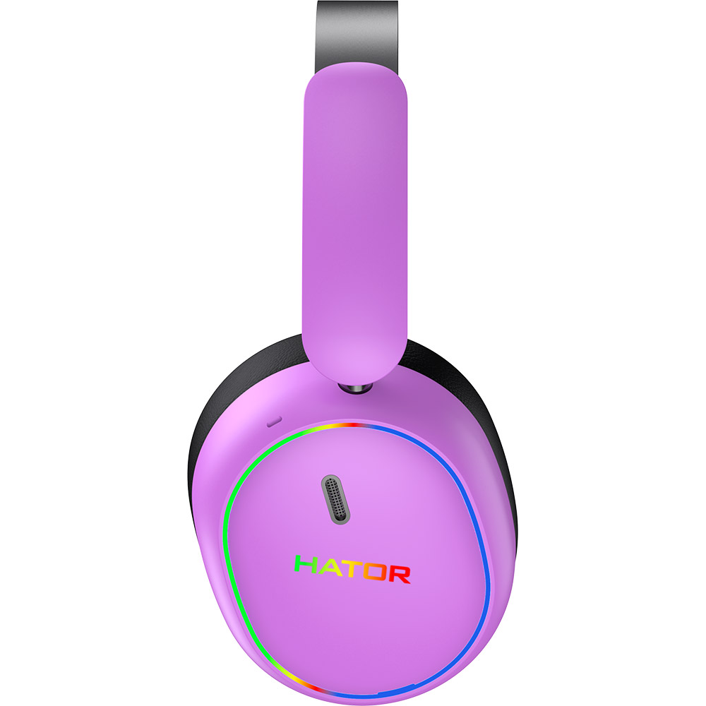 Гарнитура HATOR PHOENIX 2 Hi-Res Wireless Cyber Violet (ESH42) Крепление дуга (над головой)