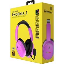 Гарнитура HATOR PHOENIX 2 Hi-Res Wireless Cyber Violet (ESH42)